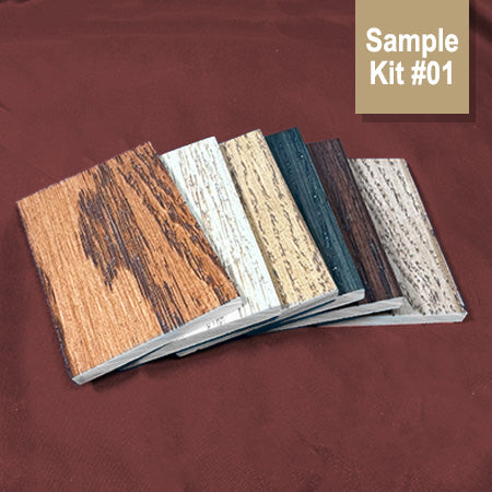 Sample Kit of Flexible Stainable Transition Moldings
