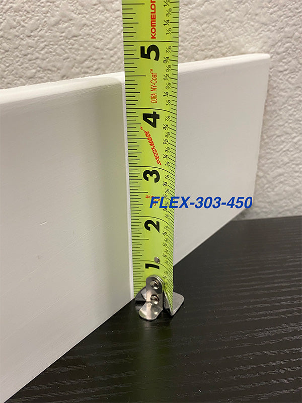 Flexible Stainable 1/2 x 4 ½ Round Edge Base